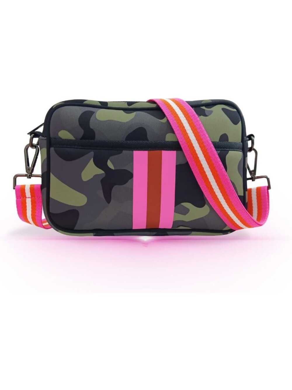 Stylish Checkered Crossbody Bum Bag for Women | Nylon Sling Fanny Pack with